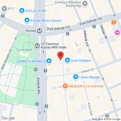 Kaart van (Cankaya/Ankara)