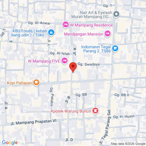 Kaart van (Jakarta Selatan, Jakarta)