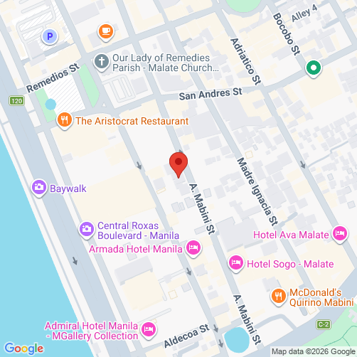 Kaart van (Malate Manila)